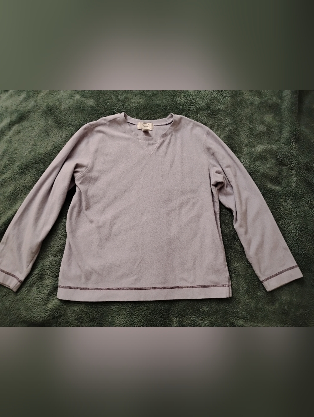 O OSCAR DE LA RENTA Fleece Pullover Sweatshirt Women's Size Small